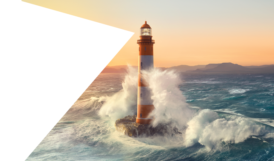 Lighthouse in the Ocean