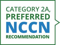 Category 2A, preferred NCCN recommendation.